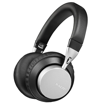 Mixcder E10 модернизированные беспроводные bluetooth-наушники aptX с низкой задержкой 5,0 воздухоплавательная металлическая складная bluetooth-гарнитура с басами - Цвет: MS301.Black