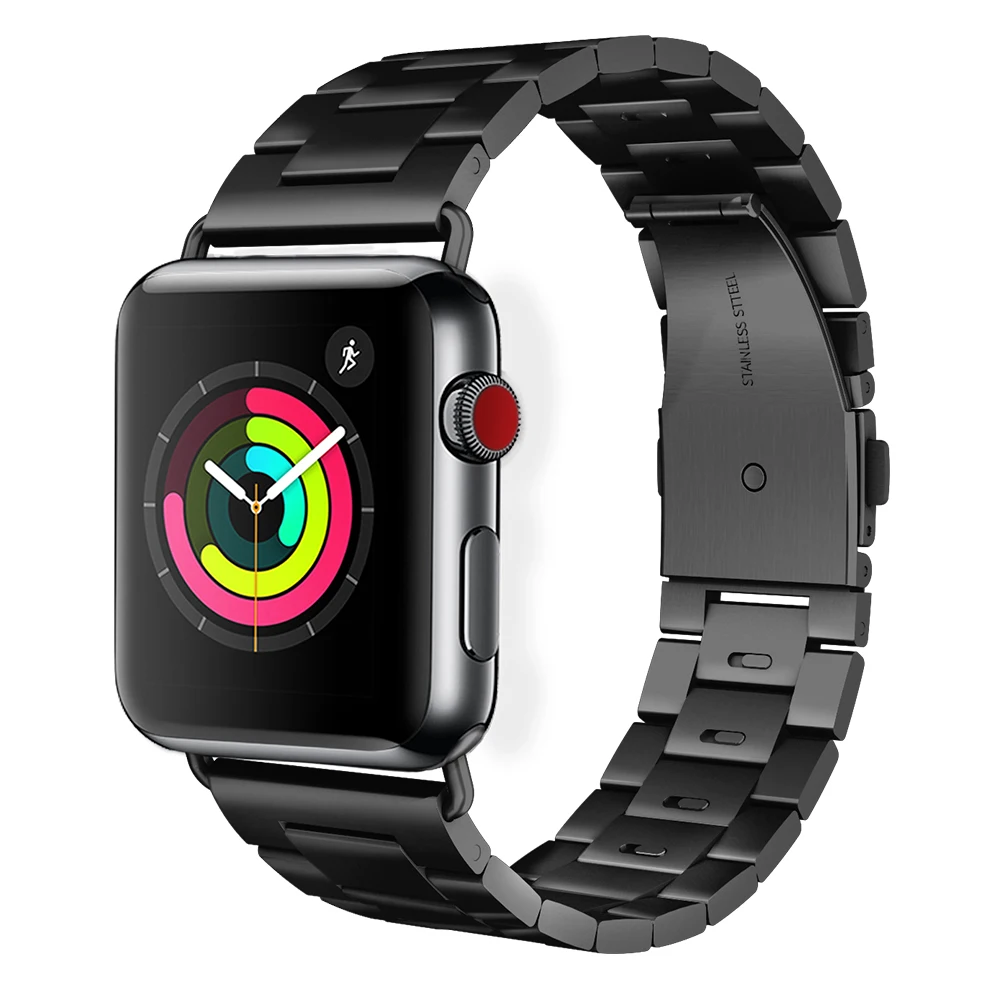 HOCO спортивный ремешок для Apple Watch 38 мм 42 мм iWatch 3 2 1 браслет из нержавеющей стали браслет ремешок для часов