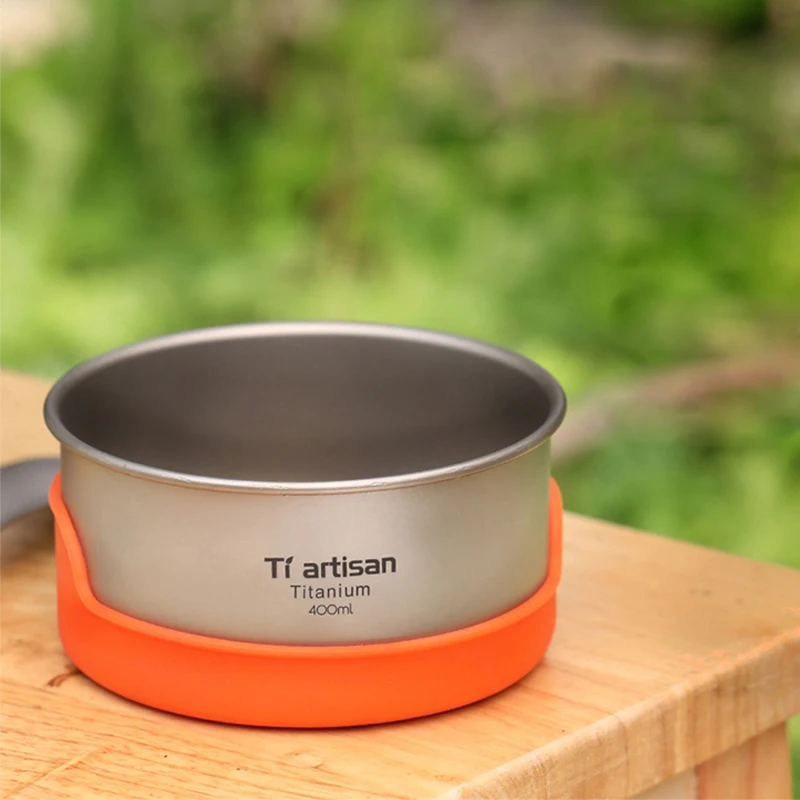 Чаша Tiartisan из чистого титана экологичный салат для супа титановая чаша риса