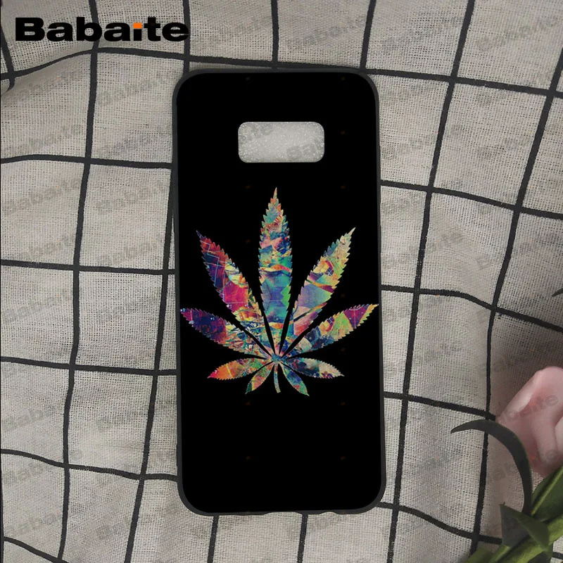 SMOKING eat weed sleep music Protector phone Case For Samsung Galaxy s9 s8 plus note 8 note9 s7 s6edge cases Babaite