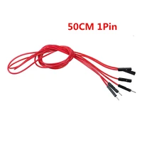 20pcslot 50cm 1pin breadboard flexible jumper wires cables male male m f f f dupont cable line electronic diy