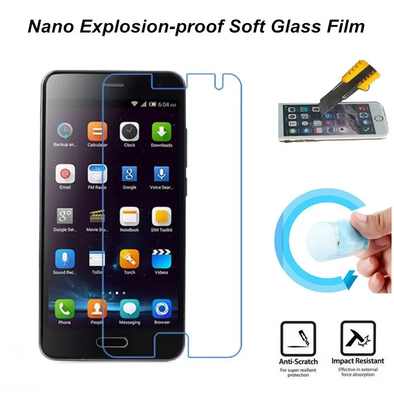 Ultra Clear Нано взрывозащищенные Мягкий Протектор Экрана Стекло Пленка для Elephone P5000