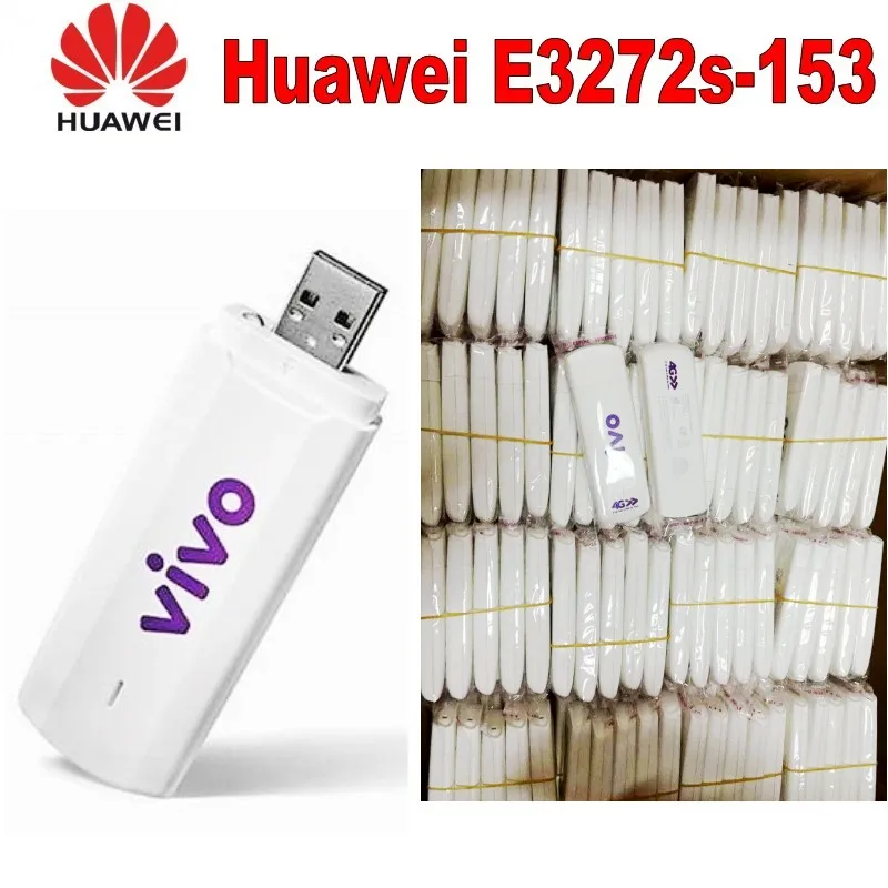 Новый разблокированный мобильный широкополосный USB модем HUAWEI E3272S 153 с антенной 4G