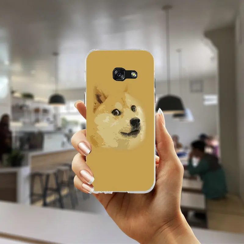 Модные красивые Doge мем силиконовый мягкий чехол накладка из ТПУ сотовый Чехол