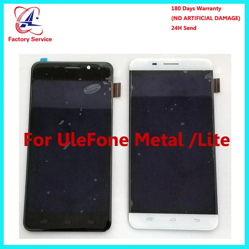 

Для 100% оригинального Ulefone Metal CD дисплей + Сенсорная панель Цифровой сменные детали в сборе 5,0 "для Ulefone Metal Lite