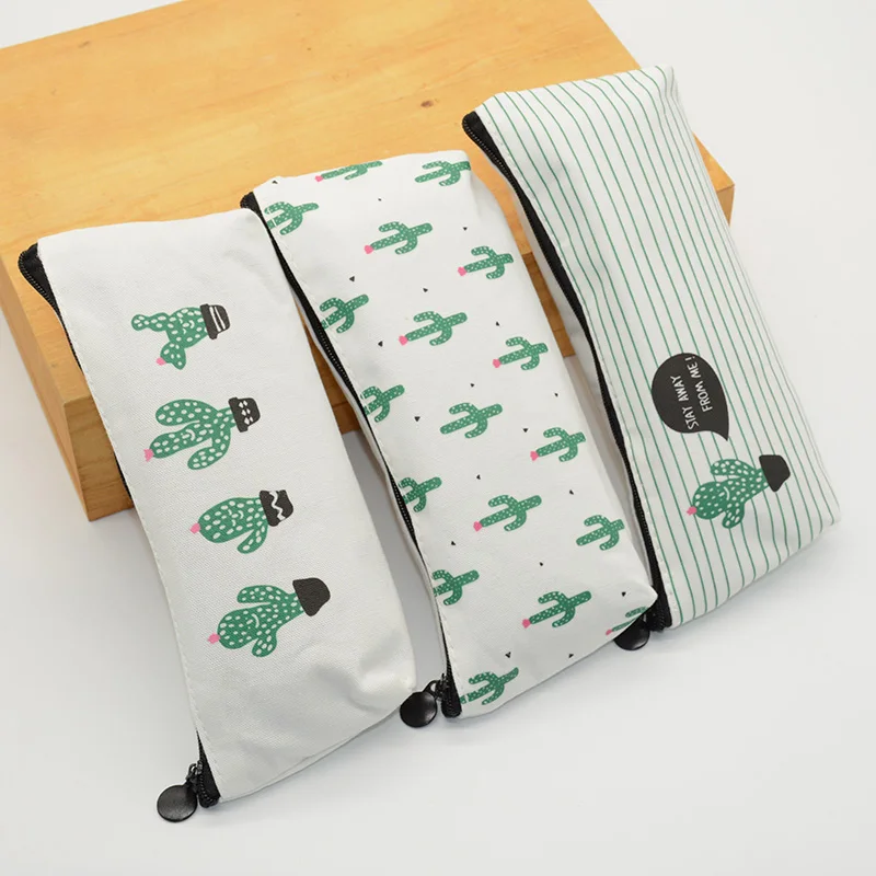Estuches para lapices trousse scolaire карандаш кактус Чехол pen pouch школьный пенал для карандашей