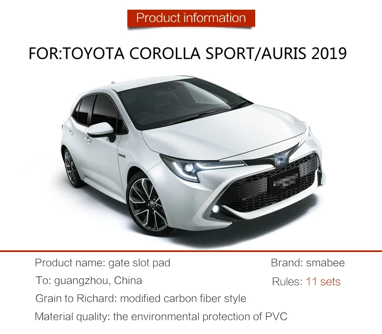 Для Защитные чехлы для сидений сшитые специально Toyota Corolla 2019 2020 2021 слот коврик