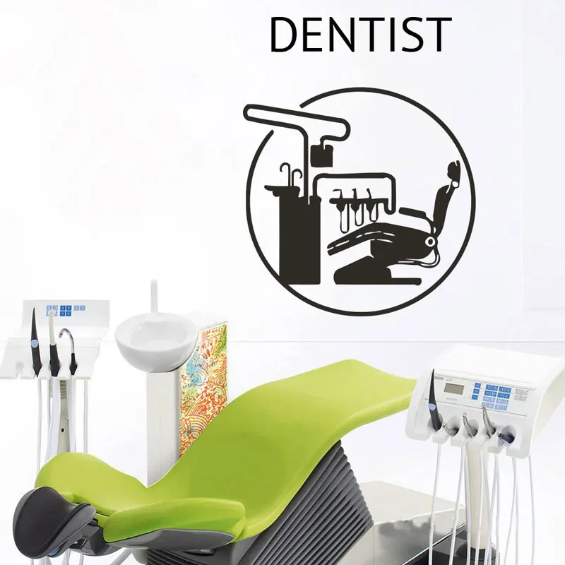 

Dental Care Wall Sticker Stomatology Clinic Sign Window Decal Tooth Healthcare Vinyl Art Decorations for Office Dentist Z275