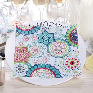 20 шт.лот 2-слойные бумажные салфетки для украшения свадьбы, декупажные салфетки, 100% натуральные деревянные салфетки для украшения дня рождения