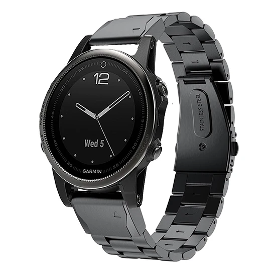 Black Замена Quick Release браслет часы ремешок для Garmin Fenix 5S Smart Watch 20 мм - Цвет ремешка: Black