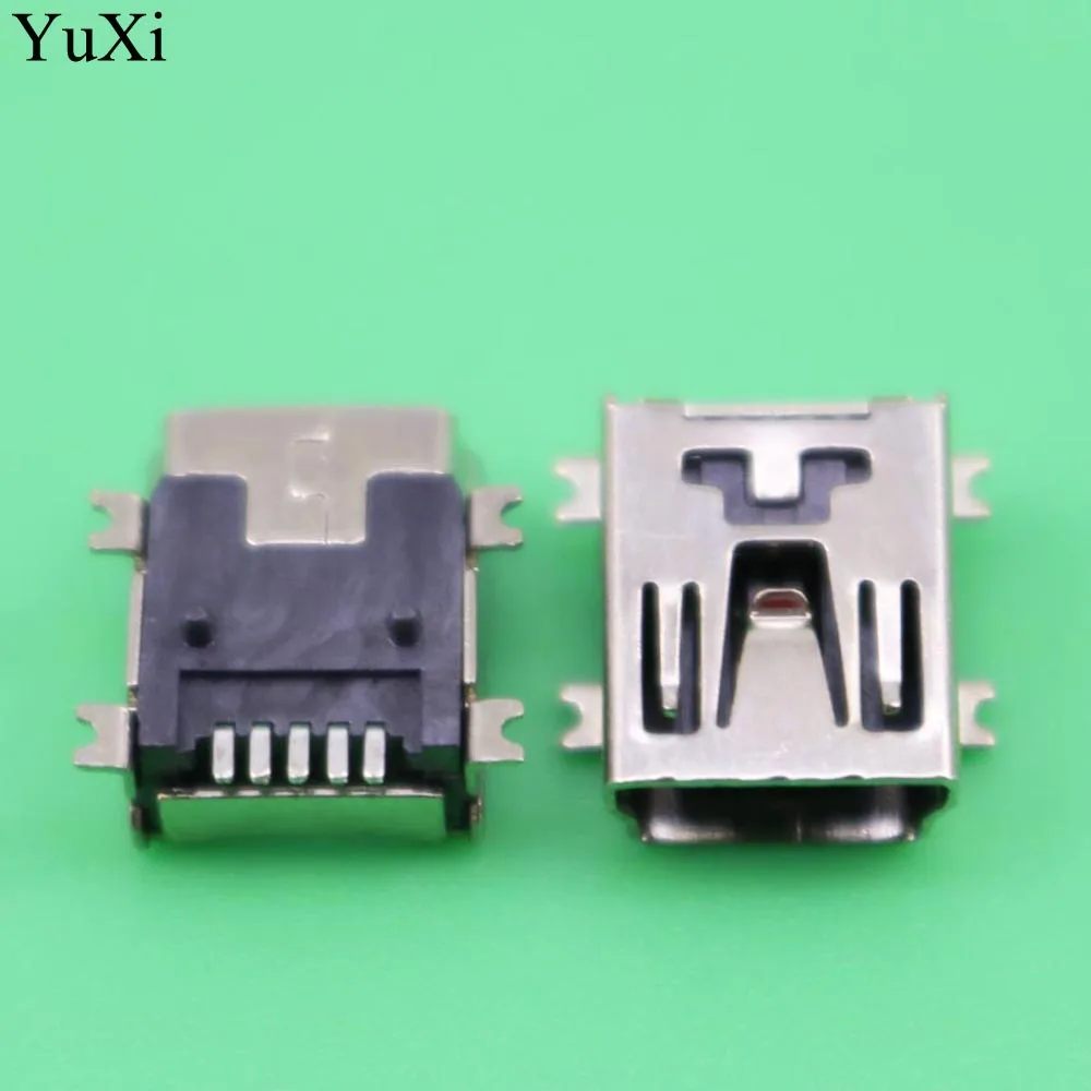YuXi 10 шт./лот Mini USB Тип B SMD гнездо V3 5 контактный разъем для разъема MP3 MP4