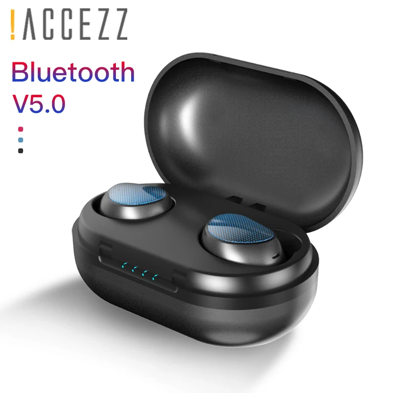 ! ACCEZZ наушники вкладыши TWS Bluetooth 5 0 беспроводной IPX5 водонепроницаемый Hi Fi стерео
