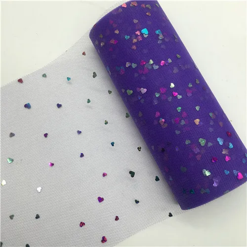 I23 purple red Блестящий тюль из органзы в рулоне 15 см, 10 ярдов, яркие прозрачные марлевые элементы для свадьбы, Нового года, украшения, принадлежности для дня рождения - Цвет: I23 purple red