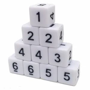 8 шт.лот D6 напиток кости с цифрами для забавные вечерние клуб бар Паб доска ролевая игра Математика аксессуар 8 цветов 16 мм