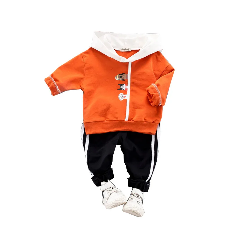Cute Toddler Newborn Kids Baby Children Boys Girls Cotton Warm Clothing Long Sleeve T-shirt Tops 0-4Years Two-piece trousers | Детская