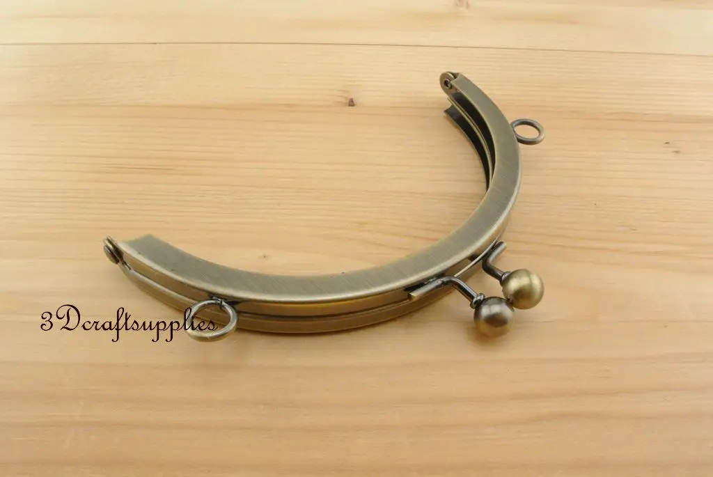 Металлический кошелек Рамка клей на застежке Клип Анти бронза 5 дюймов x 1 1/2 дюйма