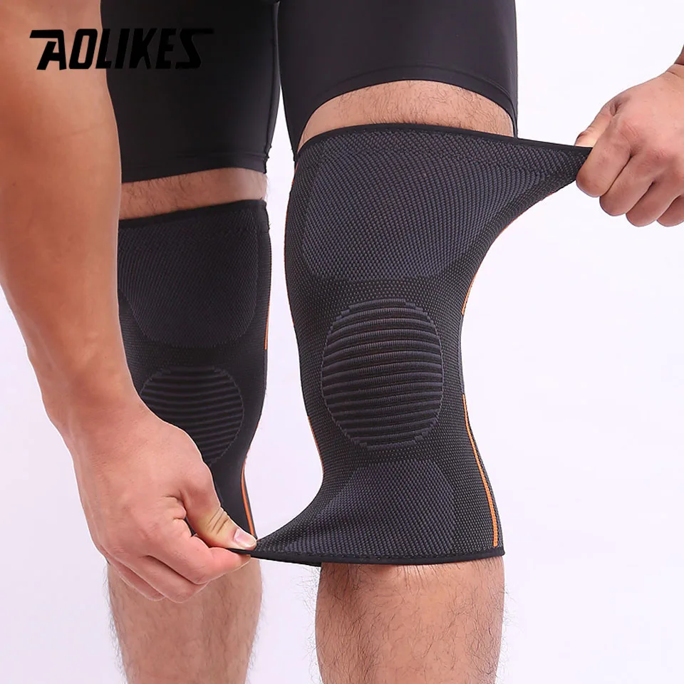 AOLIKES 1 пара спортивный безопасный футбольный наколенник баскетбольные
