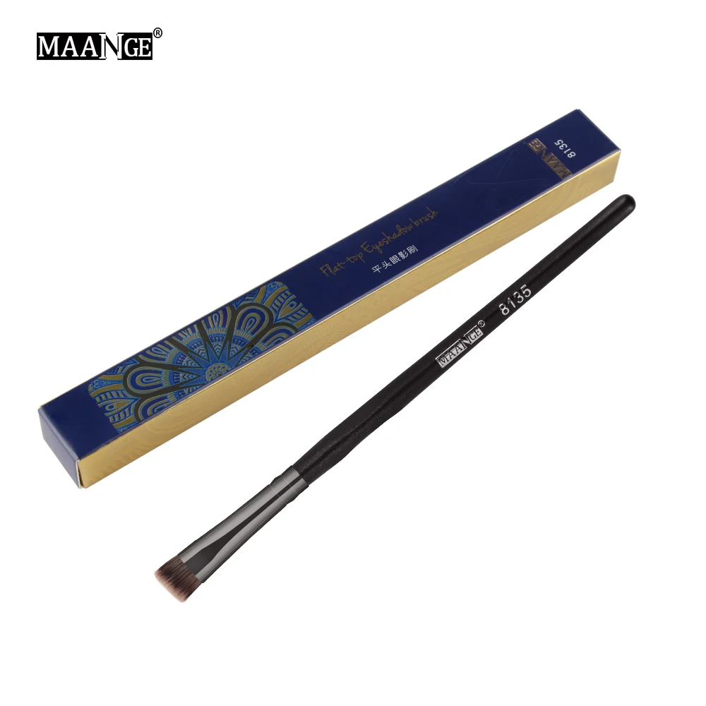 MAANGE Wooden Handle Synthetic Fiber Eyeshadow Brush High Light Foundation Makeup Eye Shadow Maquillage Make Up Tool | Красота и