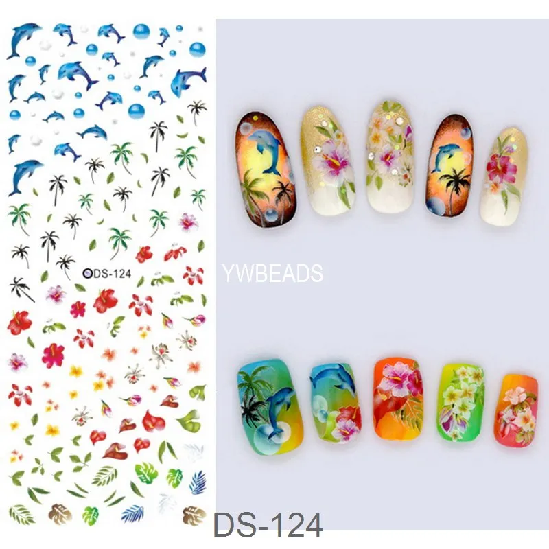 1 шт. переводная наклейка для ногтей|cartoon nail art stickers|nail stickerswater transfer decals |