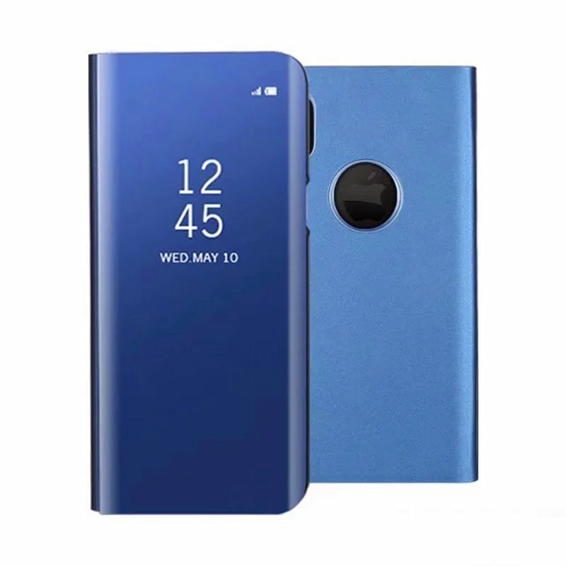 Зеркальная поверхность для Samsung S8 Plus S6 S7 Edge S9 чехол с откидной подставкой чехлы Note5
