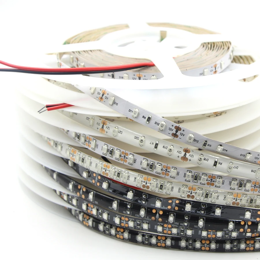 5 м УФ светодиодный полосы светильник 395 410nm черный 5050 3528 SMD водонепроницаемый