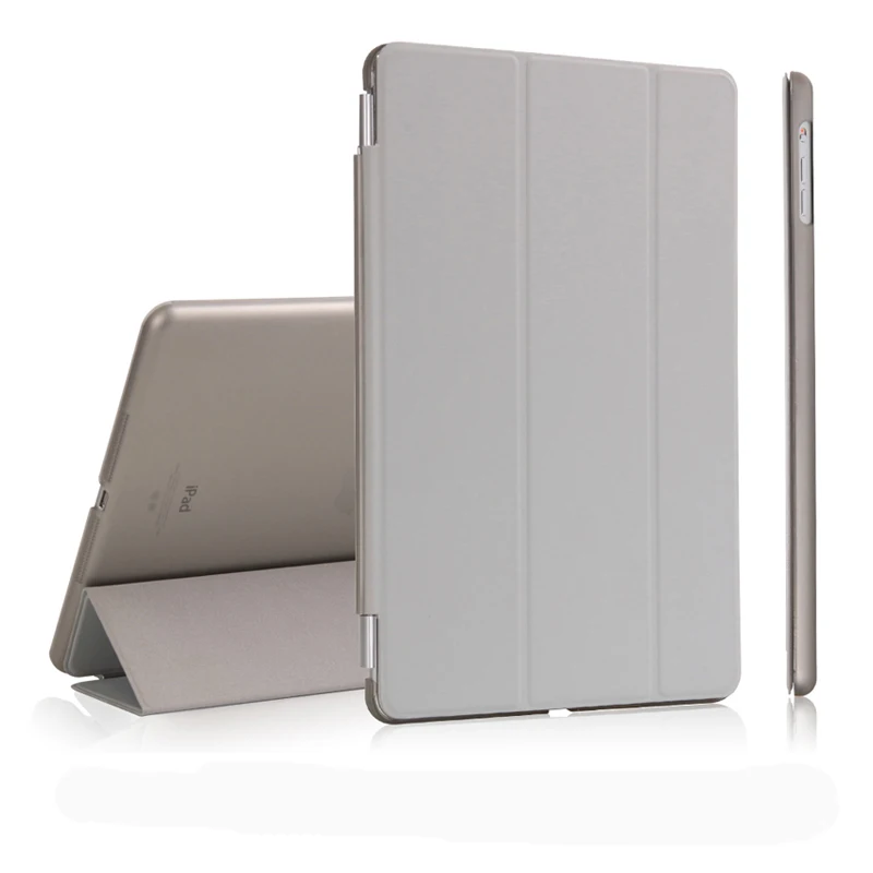 Dividi для нового iPad 9.7 a1822 a1823 Смарт чехол из искусственной кожи+ Ultra Slim Light Вес ПК Назад обложка Авто Wake/Sleep