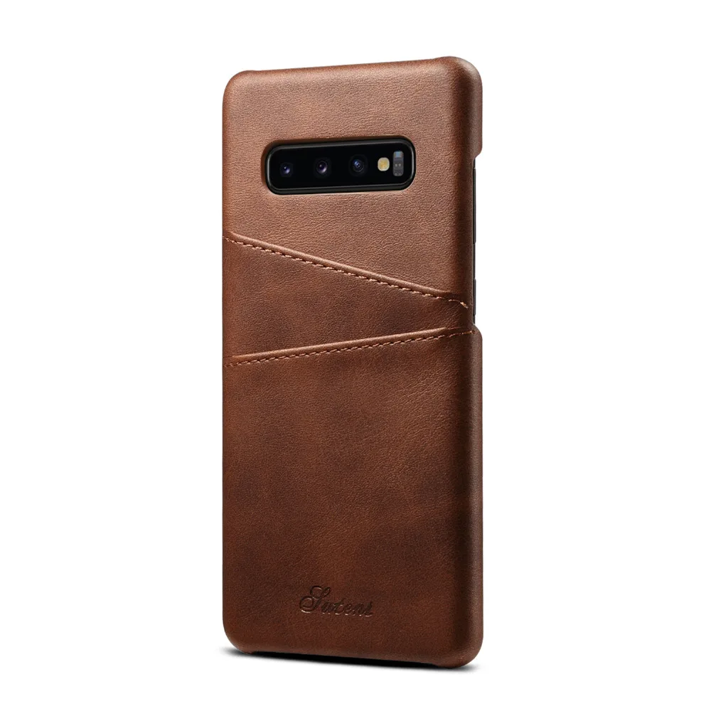 Чехол для Samsung Galaxy S8 S9 Plus note 8 9 Обложка на заднюю панель из искусственной кожи