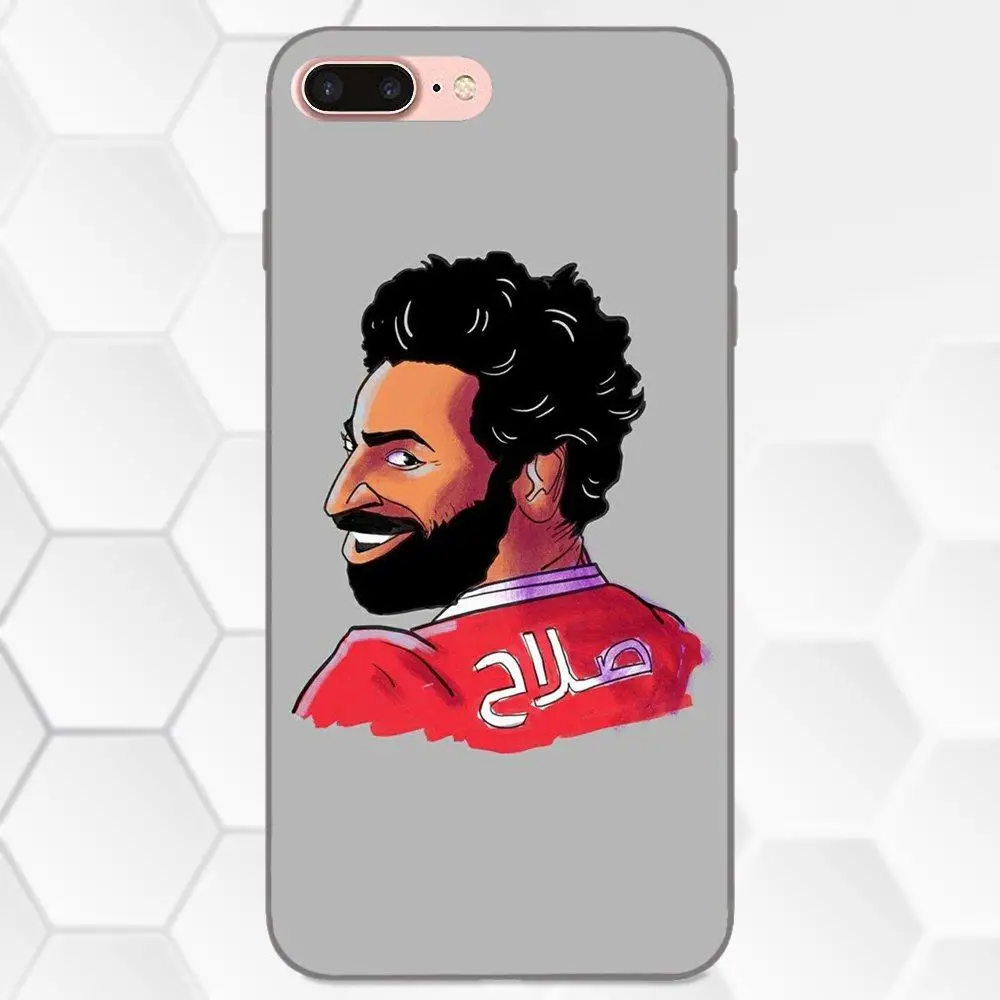 Резиновый черный чехол для телефона Xiaomi Mi Mix Max Note 2 2S 3 5X 6 8 SE A1 Play F1 Mohamed Salah