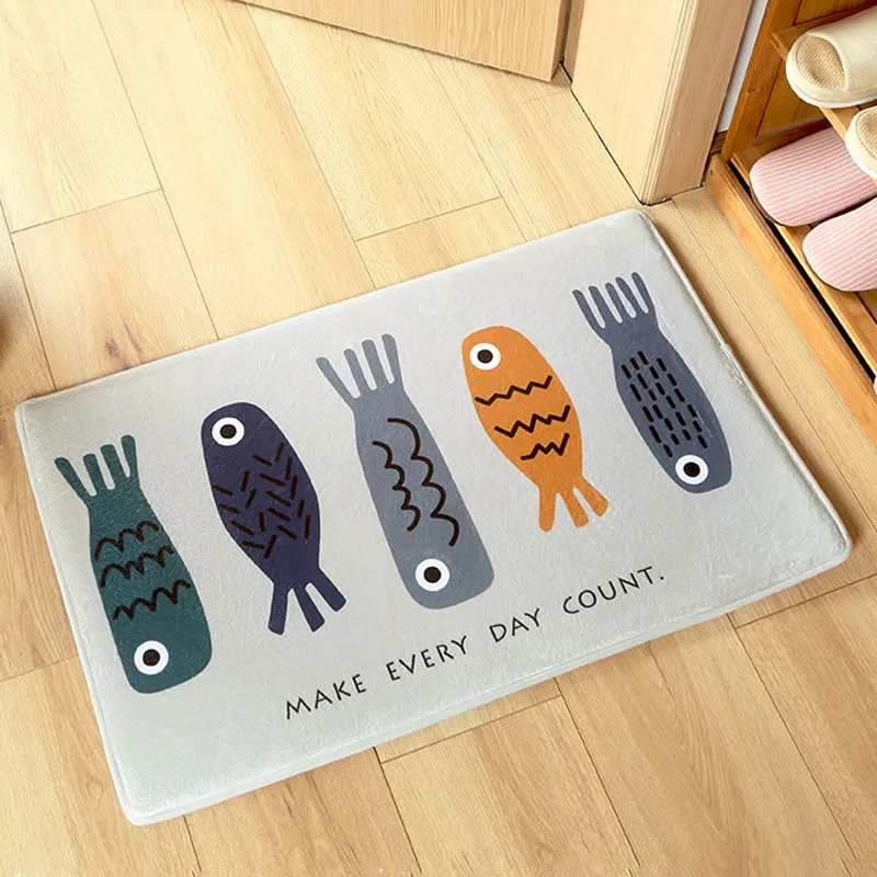 Очаровательные большие рыбий глаз фланелевый ковер мягкие абсорбирующие