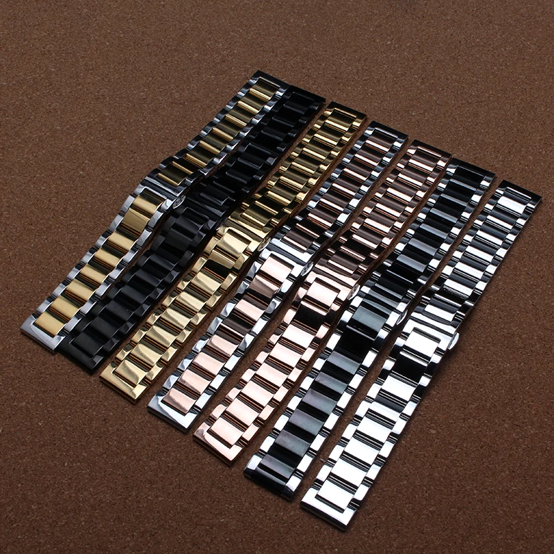 Ремешок для часов из полированной нержавеющей стали 18/20/22/24 мм|steel circles|steel bar cutting