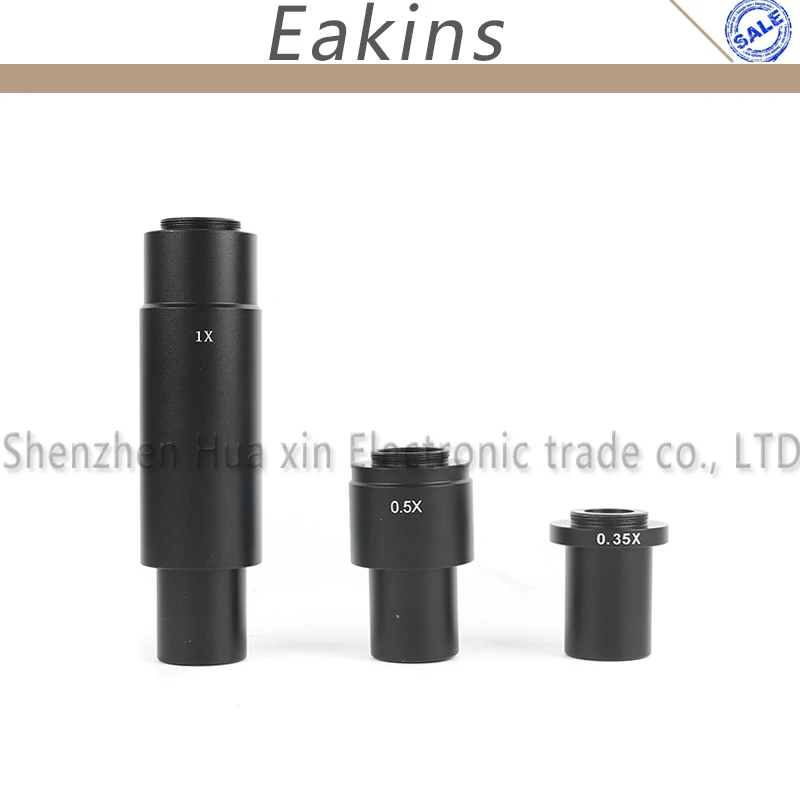 Монокулярные линзы для микроскопа 0.35X 0.5X 1X C Mount|Запчасти и аксессуары микроскопа|