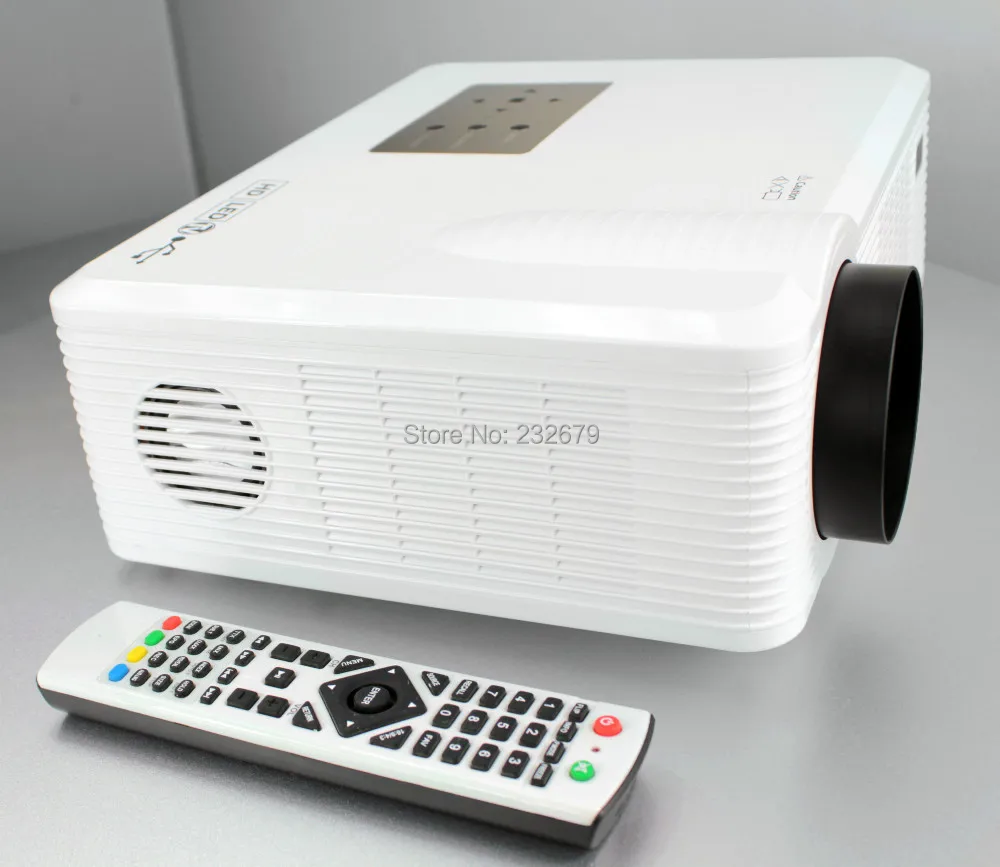 260 дюймов большой экран HD Projetor подключения DVB-T цифрового тв DVD компьютер PC WII PS3 с
