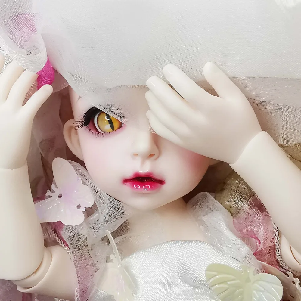Зверь оранжевые глаза Bjd кукольные пластиковые кошачьи sd глазные яблоки для 1/3 1/4