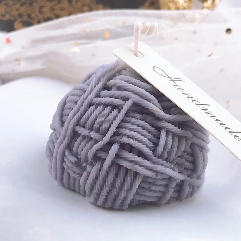 Diy полукруглая форма для шерстяных шариков силиконовая свечей креативная