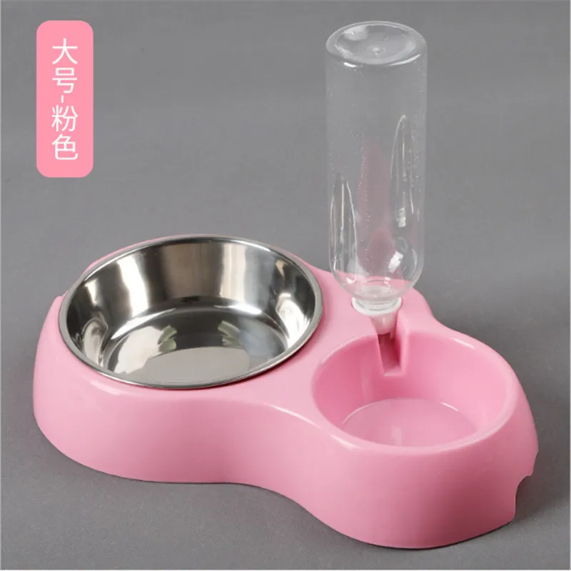2 в 1 Автоматическая миска для еды кормушка домашних животных дозатор воды питья