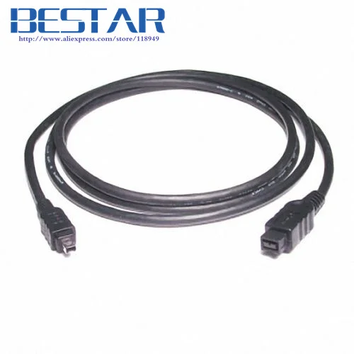 9-контактный/4-контактный кабель BETA FireWire 800 - 400 9-4 Кабель IEEE 1394B 1 8 м черный |