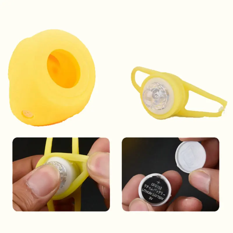 1 шт. мультяшный желтый силикагелевый маленький Утка Форма велосипедные