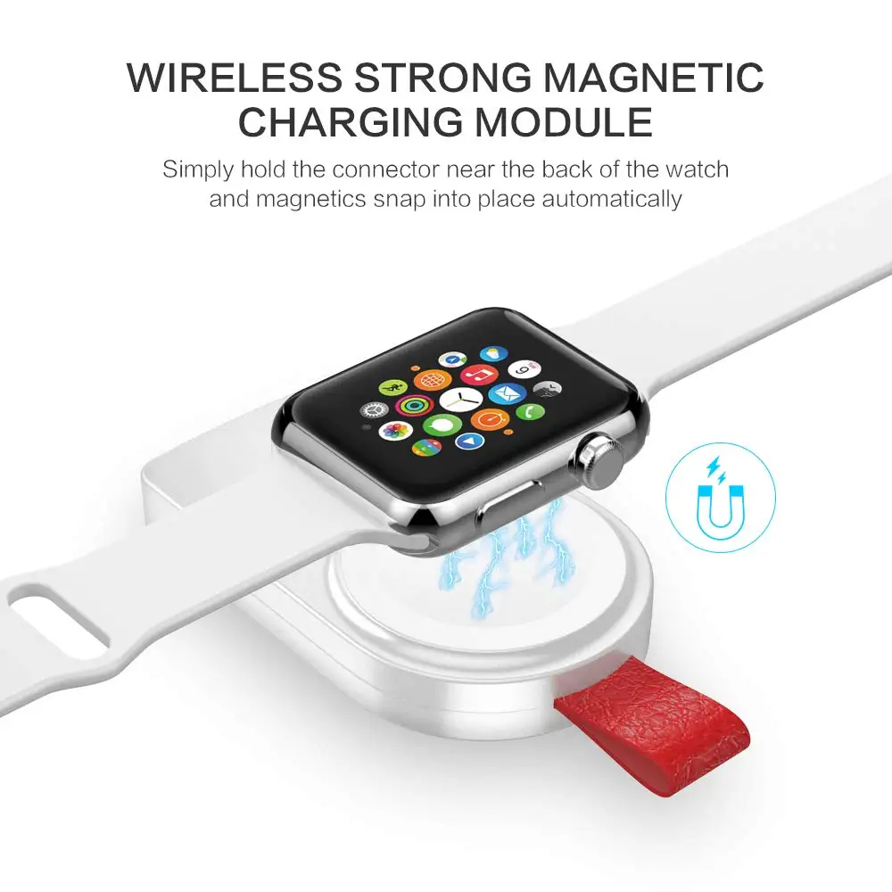 MESKEY портативное магнитное Беспроводное зарядное устройство i Watch Совместимо с Apple