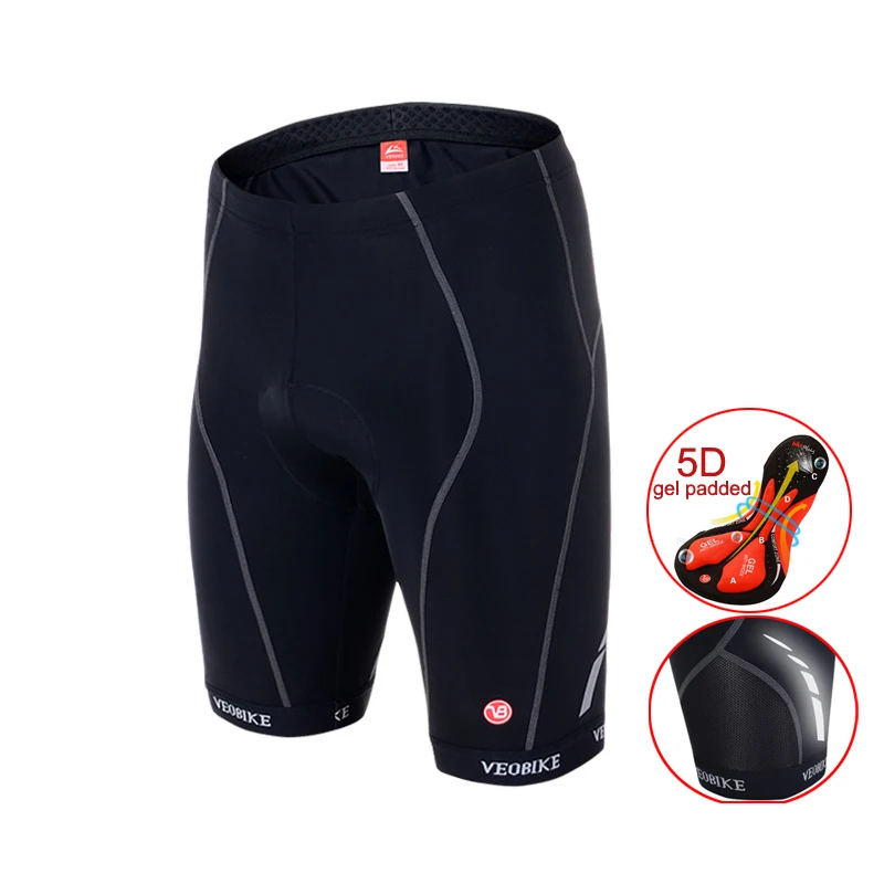 

Men Cycling Short Pants 9D Padded Bicycle Shorts Shockproof Mountain Bike Trousers Tights MTB Briefs Breathable