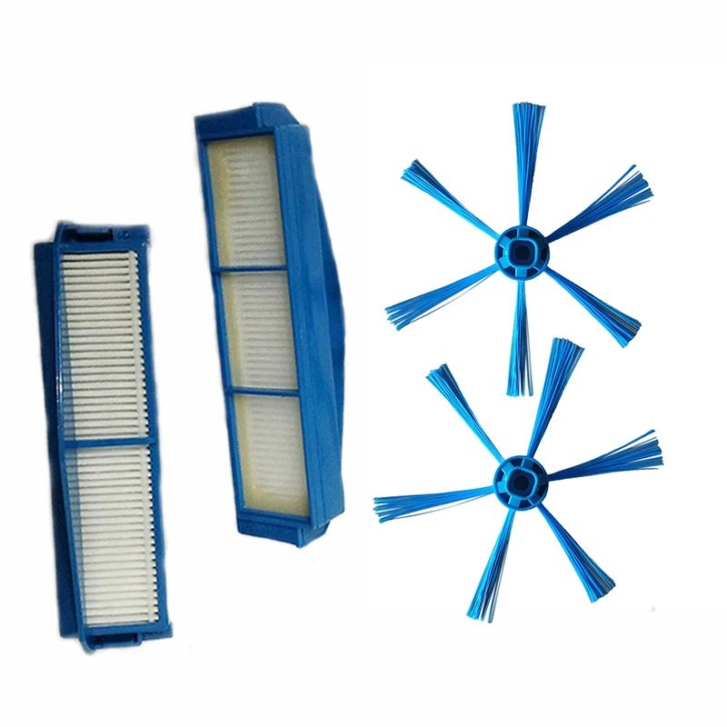 Набор боковых щеток и фильтров для Philips FC8007 FC8792 FC8794 FC8796 Вакуумная Чистка|Чистящие