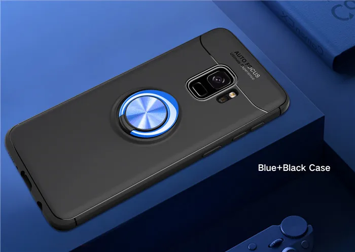 Для Samsung Galaxy S8 плюс S9plus S9 кольцо держатель крышки для J3 J5 J7 J330 J530 J730 мягкий TPU чехол для автомобиля Магнитный чехол для Note 8