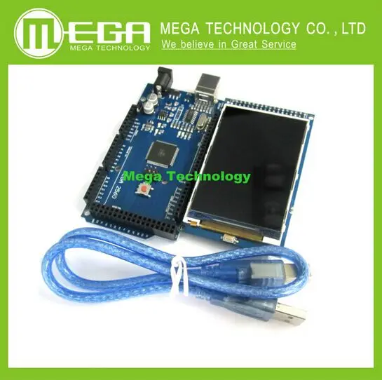 3 2 дюймовый TFT ЖК экран модуль Ultra HD 320X480 + MEGA 2560 R3 плата CH340G с usb