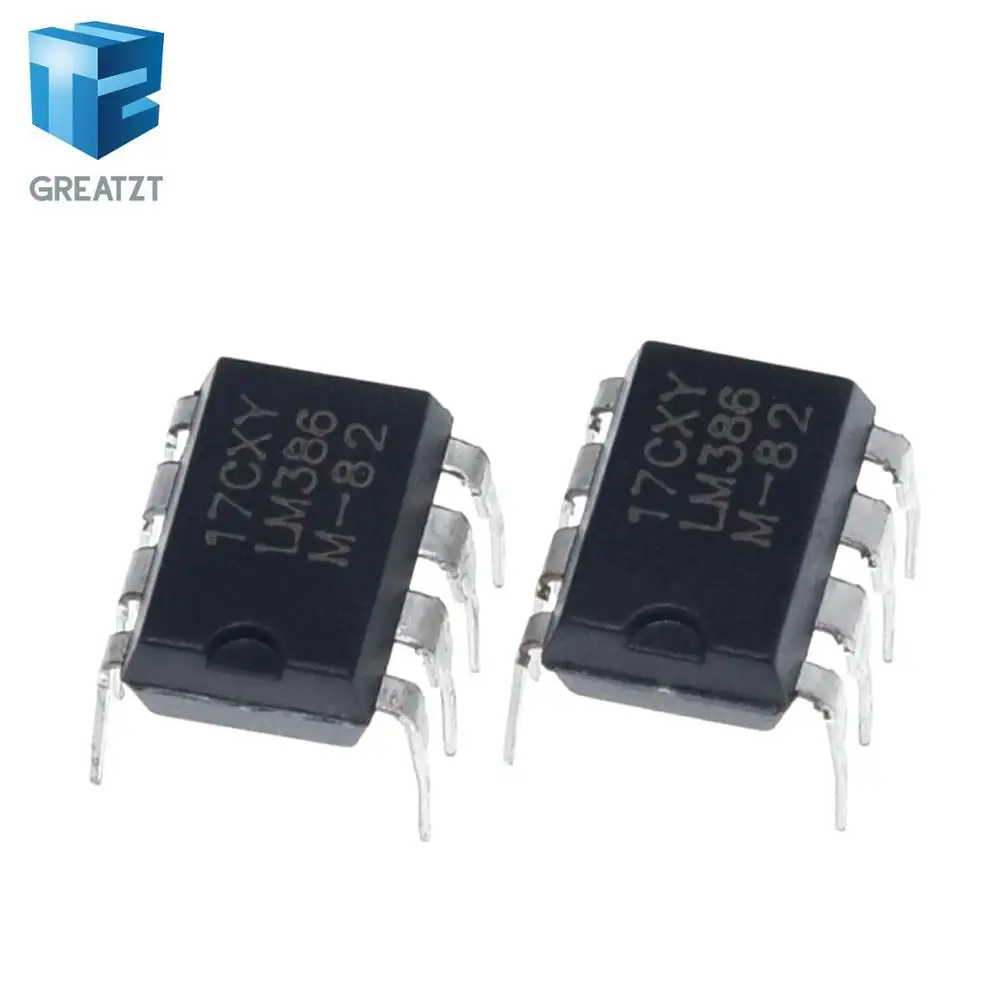 GREATZT 10 шт. LM386 LM386N аудио усилитель мощности DIP 8|amplifier power|amplifier lm386amplifier audio |