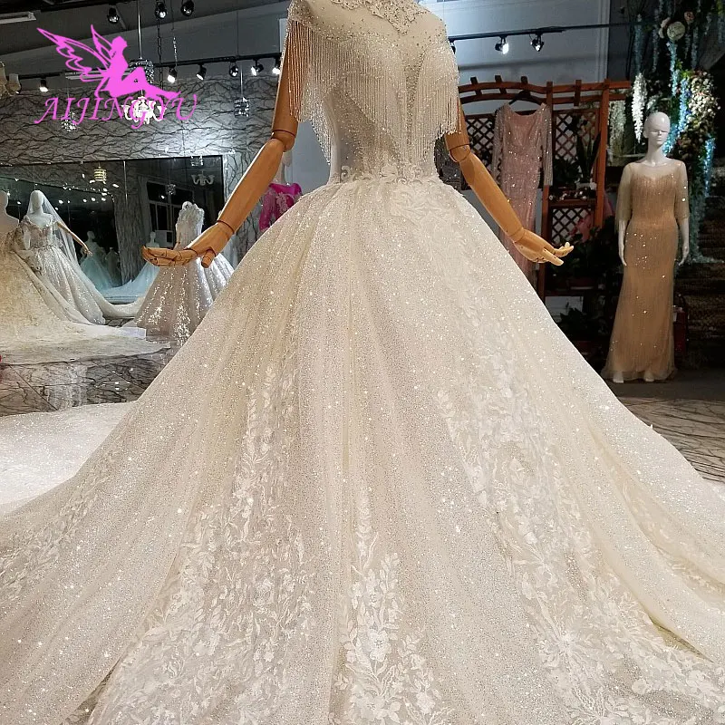 AIJINGYU Beautiful Wedding Dresses Affordable Bridal Gown Cap Special engagement Irish Gowns Plus Size Lace Dress | Свадьбы и