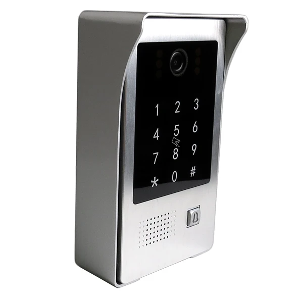 Doorbell 720P wifi IP 1" сенсорный экран видеодомофон дверной телефон записывающий комплект телефон удаленный монитор код Клавиатура RFID камера - Цвет: Doorbell