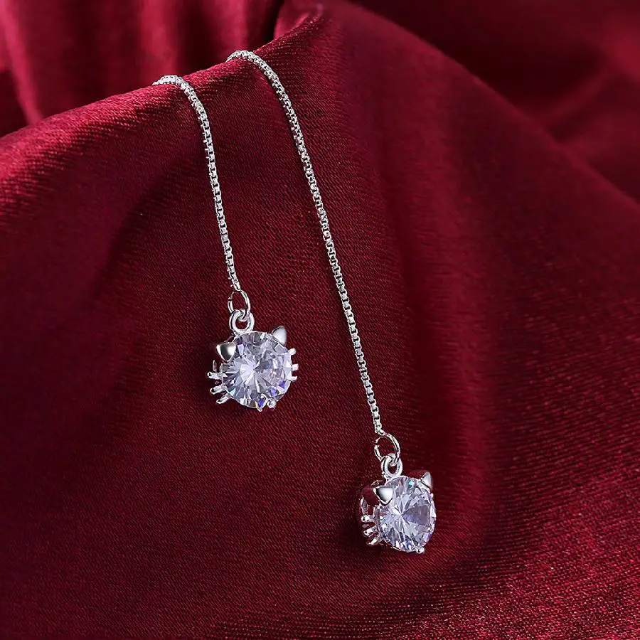 Женские серьги KITEAL с серебряным покрытием подарок на Рождество|women earrings|to usbear