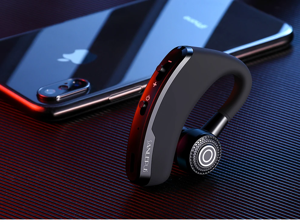 SANLEPUS Быстрая зарядка Bluetooth гарнитура бизнес беспроводные наушники автомобильный телефон Handsfree MIC музыка для iPhone Xiaomi samsung