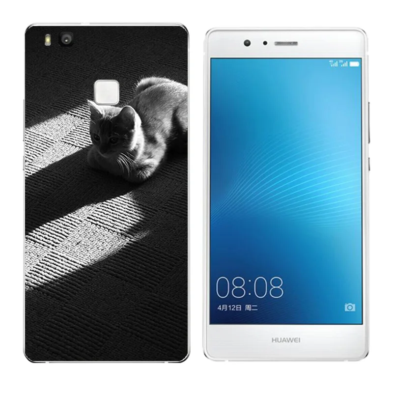 Мягкий чехол из ТПУ для Huawei P9 lite силиконовый с принтом млекопитающих G9 Lite 5 2 дюйма