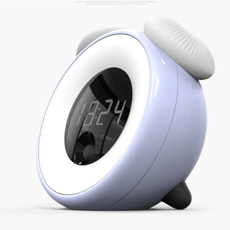 Затемняемый сенсорный светодиодный ночник USB датчик движения Будильник