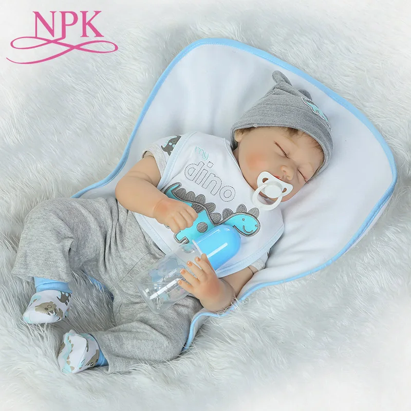 55 см Силиконовая виниловая Reborn Baby Doll игрушечный олень, детский приятель кукла из мягкой натуральной Touch детские игрушки для подарка на день рождения и Рождество